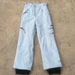 KEMPER Youth Light Grey Snowboard Ski Cargo Pants Pants Size 14